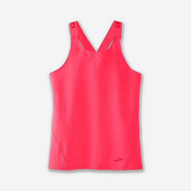 Brooks Pick-Up Mujer Camiseta Sin Mangas - Rosas (8521JTQHE)